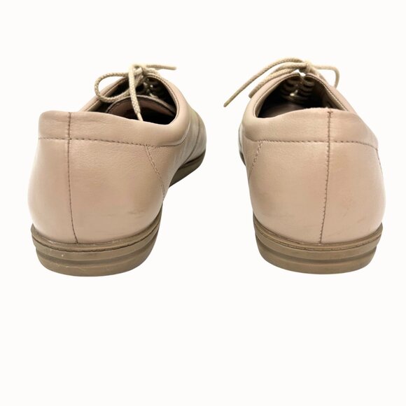 Easy Spirit Anti-Gravity Esmotion Taupe Leather Lace-Up Sneakers w/ Box 8.5B - Picture 8 of 10